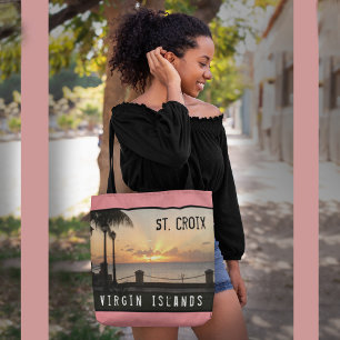  US Virgin Islands Sunset USVI St. Croix Tropical Tote Bag