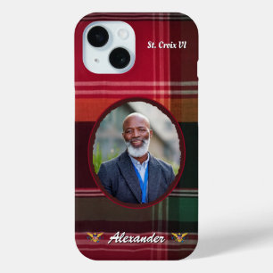 US Virgin Islands USVI Flag St. Croix Madras Photo iPhone 15 Case