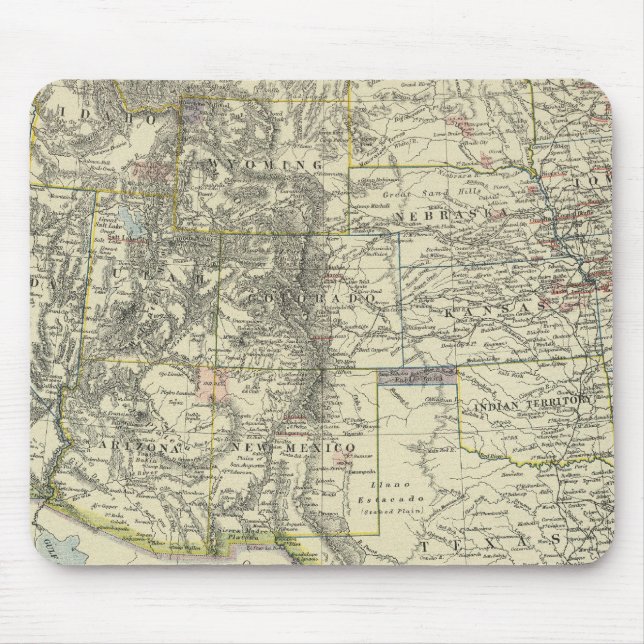 US Western Mouse Pad (Front)