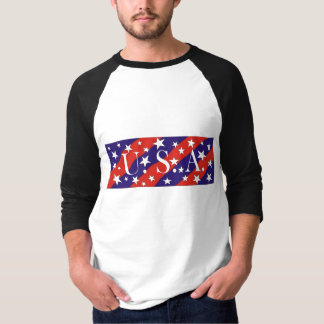 USA1 Mens double printed Tee