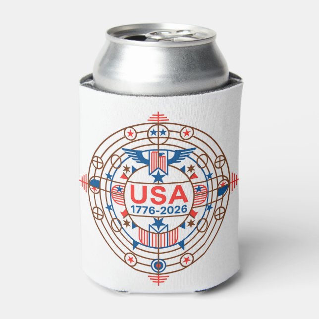 USA 1776-2026 CAN COOLER (Can Front)