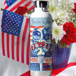 USA 1776-2026 Commemorative Personalised Water Bottle