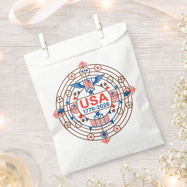USA 1776-2026 FAVOUR BAG (Clipped)