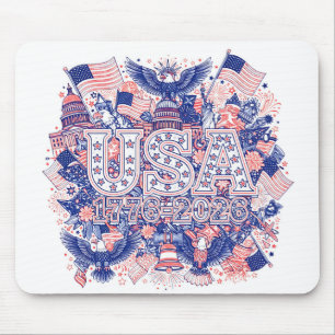 USA 1776-2026 MOUSE PAD