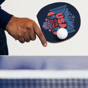 USA 1776-2026 PING PONG PADDLE