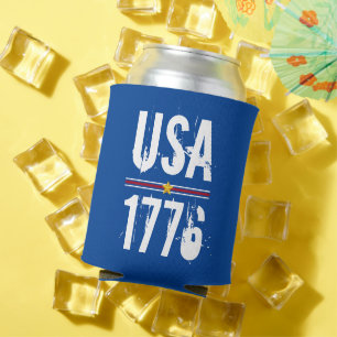USA 1776 Patriotic Can Cooler
