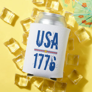 USA 1776 Patriotic Can Cooler