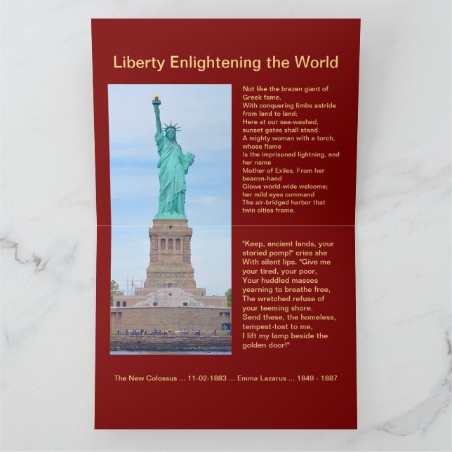 USA 1895 $5 Liberty Half Eagle Note Card (Inside)