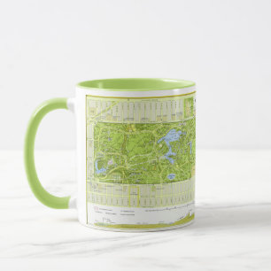 " USA: 1994/today Manhattan - CENTRAL PARK map Mug