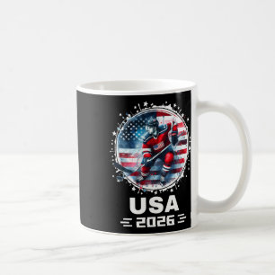 Usa 2026 Hockey American Flag Women Men Kids Hocke Coffee Mug