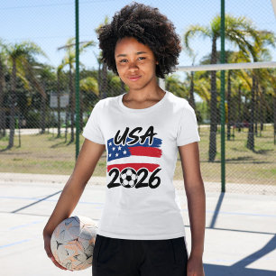 USA 2026 Soccer Design T-Shirt