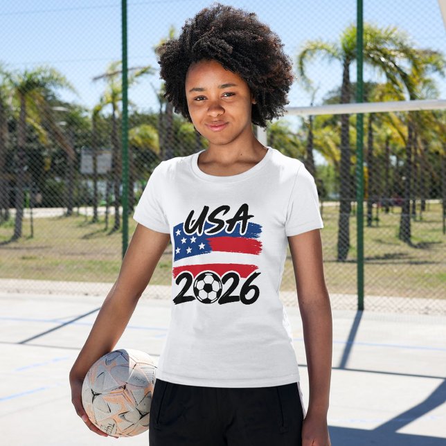 USA 2026 Soccer Design T-Shirt (Creator Uploaded)