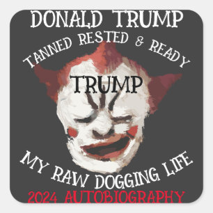 USA 2030 2031 America Political Party 2032 2033 X Square Sticker
