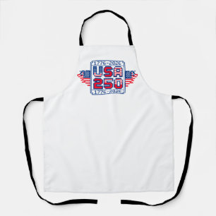 USA 250 – 1776 to 2026 Pixel Art Apron