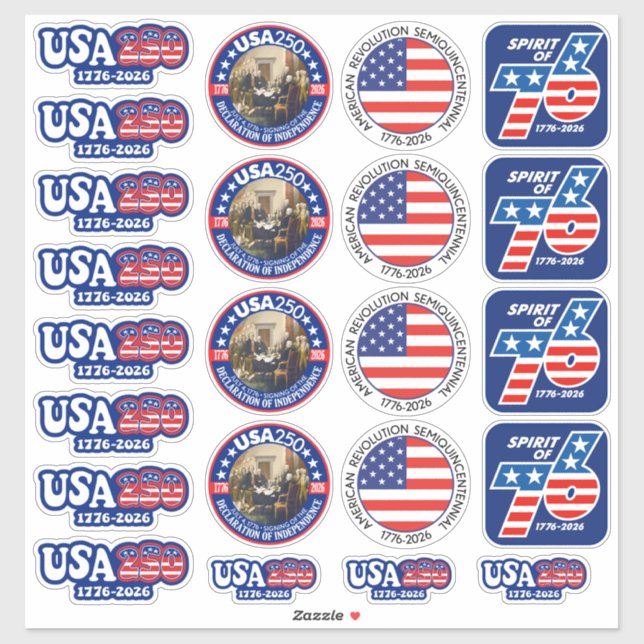 USA 250 - America's 250th Assorted (Sheet)