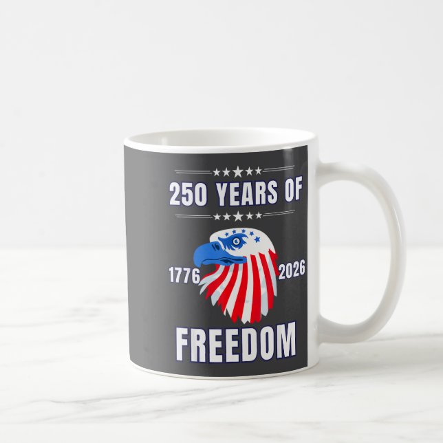 Usa 250 Anniversary Eagle 1776 To 2026 Patriotic A Coffee Mug (Right)