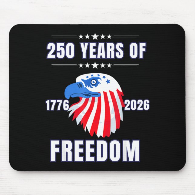 Usa 250 Anniversary Eagle 1776 To 2026 Patriotic A Mouse Pad (Front)