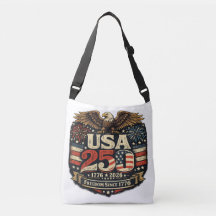 USA 250 Bald Eagle Freedom 1776-2026 Tote Bag