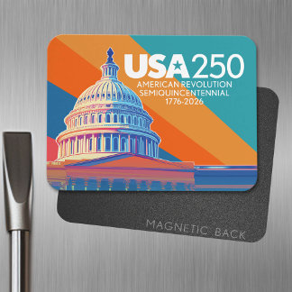 USA 250 Birthday Capital - America Celebration Magnet
