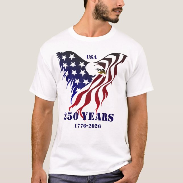 USA 250 Eagle T-Shirt (Front)