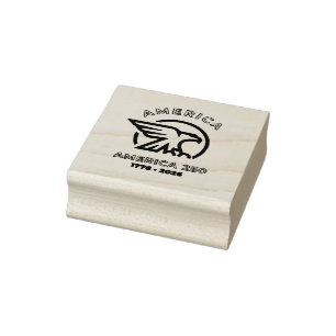 USA 250 Modern 4th of July Rubber Stamp