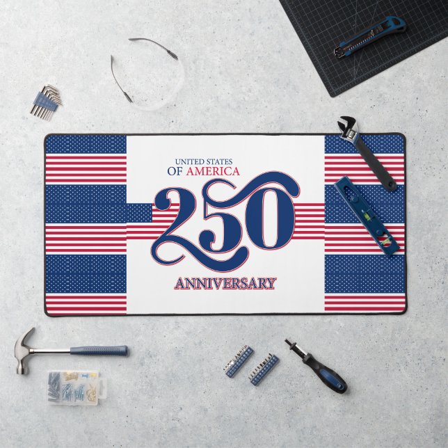 USA 250 Patriotic Desk Mat  ("USA 250 Desk Mat")