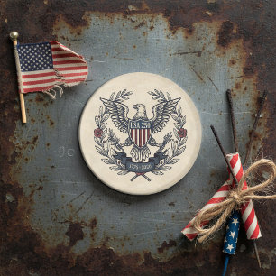 USA 250 Patriotic Eagle Heritage Motif Crm ID1299 Magnet