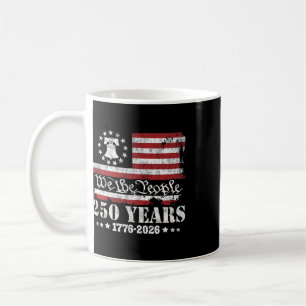 Usa 250 Years 1776-2026 We The People Liberty Bell Coffee Mug