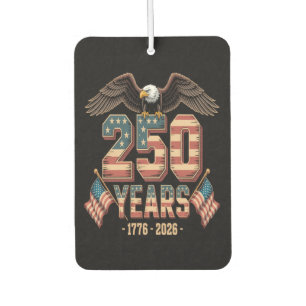 USA 250 Years 250th Anniversary Flag US Car Air Freshener