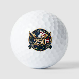 USA 250 Years Celebration: America 1776–2026 Golf Balls