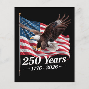 USA 250 Years Eagle 1776-2026 Flag Flyer