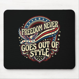 Usa 250 years fourth of july patriotic 1776 mouse pad