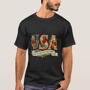 Usa 250 years of freedom 1776 2026 america 250th T-Shirt