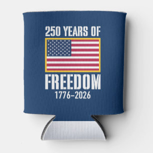 USA 250 Years of Freedom Can Cooler