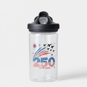 USA 250 Years of Freedom Celebration Design Water Bottle