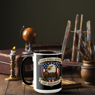 USA 250 Years of Freedom Mug