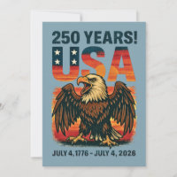 USA 250 Years – Patriotic Bald Eagle July 4th 2026