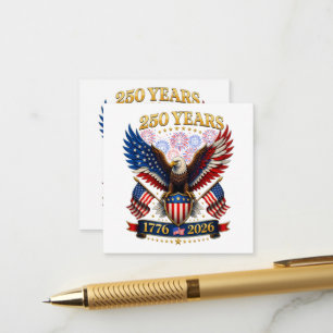USA 250th Anniversary 1776-2026 Enclosure Card