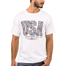 USA 250th Anniversary 1776 2026 Floral