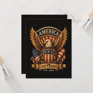 USA 250th Anniversary 1776-2026 Invitation