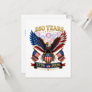 USA 250th Anniversary 1776-2026 Invitation