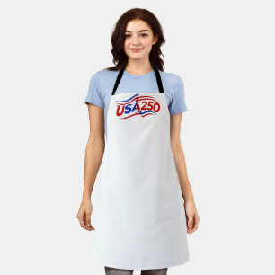USA 250th Anniversary 1776-2026 Patriotic American Apron
