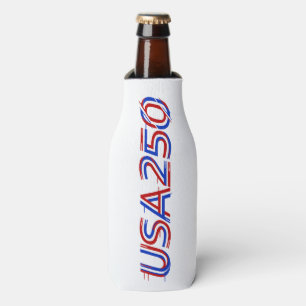 USA 250th Anniversary 1776-2026 Patriotic American Bottle Cooler