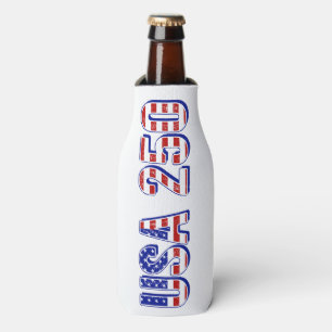 USA 250th Anniversary 1776-2026 Patriotic American Bottle Cooler