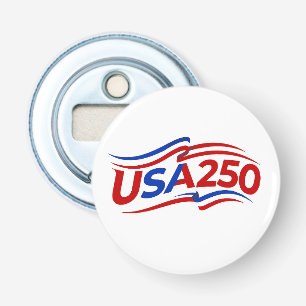 USA 250th Anniversary 1776-2026 Patriotic American Bottle Opener