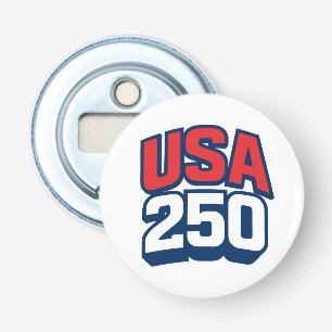 USA 250th Anniversary 1776-2026 Patriotic American Bottle Opener