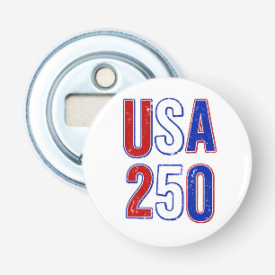 USA 250th Anniversary 1776-2026 Patriotic American Bottle Opener