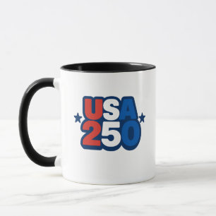 USA 250th Anniversary 1776-2026 Patriotic American Mug