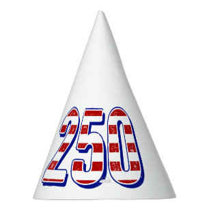 USA 250th Anniversary 1776-2026 Patriotic American Party Hat