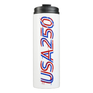 USA 250th Anniversary 1776-2026 Patriotic American Thermal Tumbler
